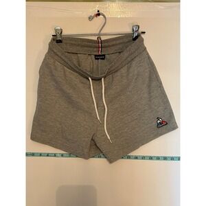 Le Coq Sportif Sweat Shorts Lounge Drawstring Casual Gray Womens M